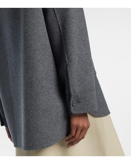 Max Mara Gray Costanza Virgin Wool Jacket