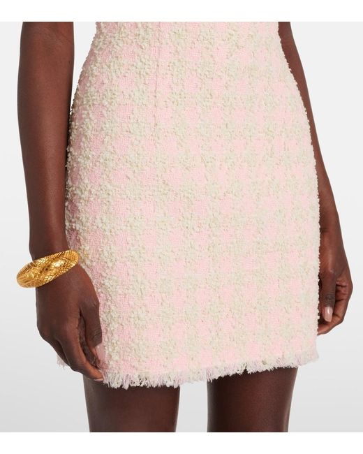 Balmain Natural Tweed Short Dress