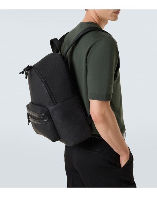 Zaino Imbottito Gg di Gucci in Black da Uomo