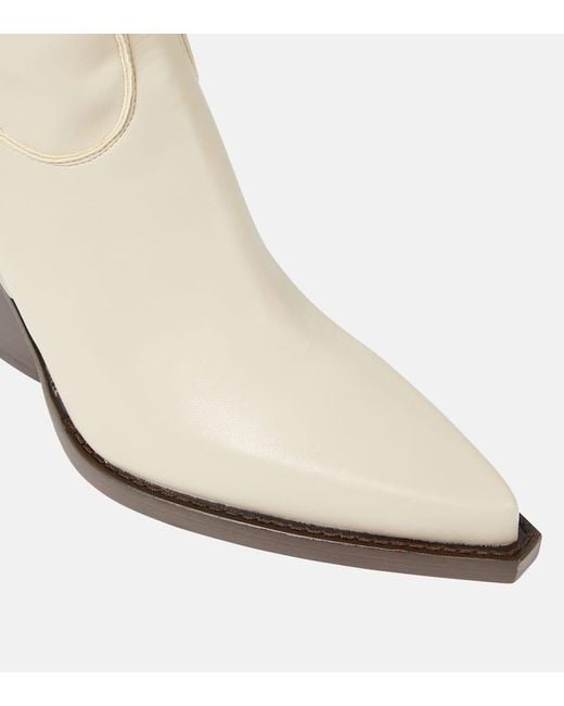 Paris Texas White Vegas Faux Leather Over-The-Knee Boots