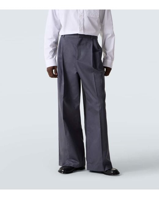 Loewe Weite Mid-Rise-Hose in Blue für Herren