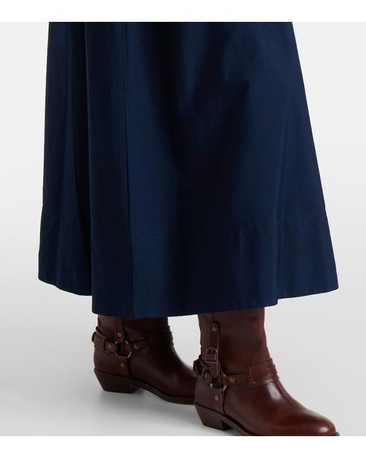Polo Ralph Lauren Blue Cable-Knit Cotton Dress