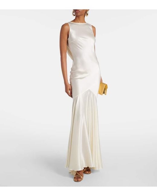 nina ricci backless dress 1990's/2000's Nina Ricci Nude Mesh and Strapless Silk Dress – Nomad Vintage main image 0