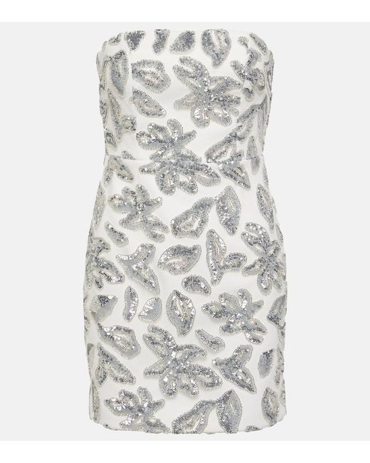 Rebecca Vallance Gray Suki Sequined Minidress