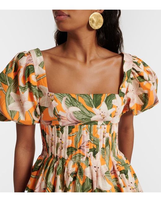 Miniabito Caramelo Lirio di Agua Bendita in Yellow