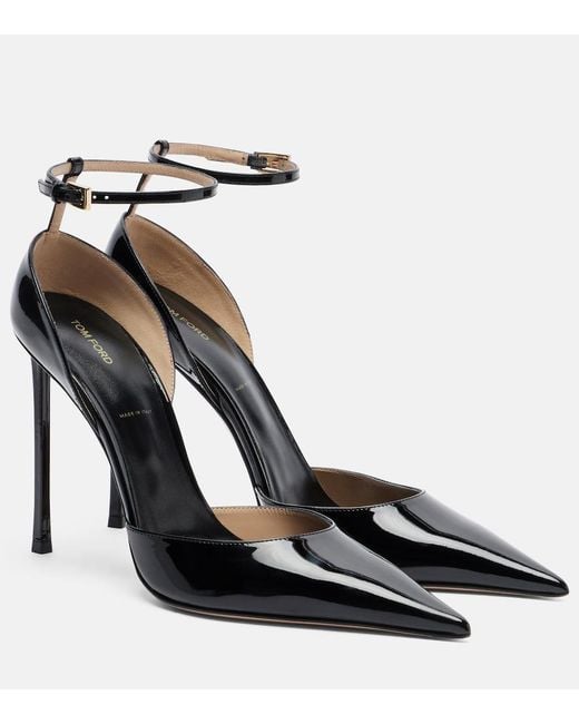 Tom Ford Black Vertigo Patent Leather Pumps
