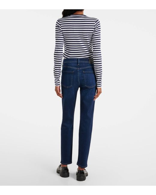 Citizens of Humanity Blue Isola Mid-Rise Slim Jeans