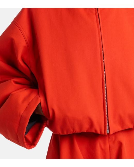 Alaïa Layered Cotton Bomber Jacket