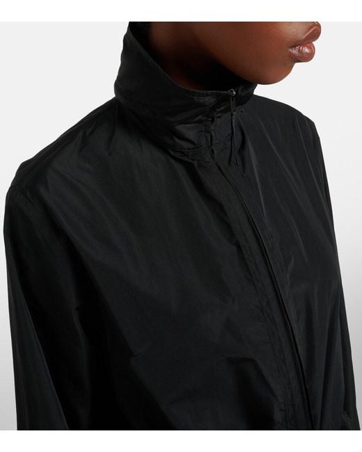 The Row Black Aldara Technical Coat