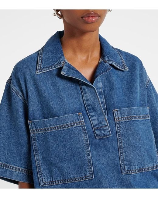 Camisa De Denim FRAME de color Blue