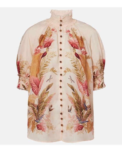 Zimmermann Natural Bedruckte Bluse Ascension