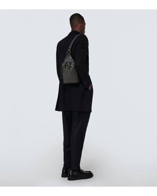 Christian Louboutin Loubifunk Crossbody Bag in Black for Men
