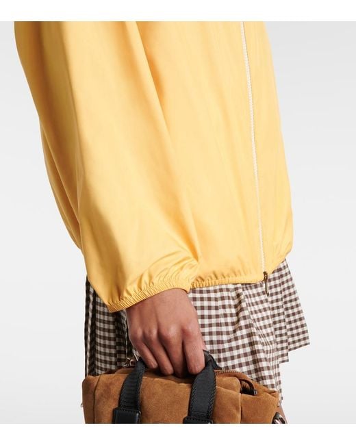 Moncler Yellow Fegeos Technical Jacket