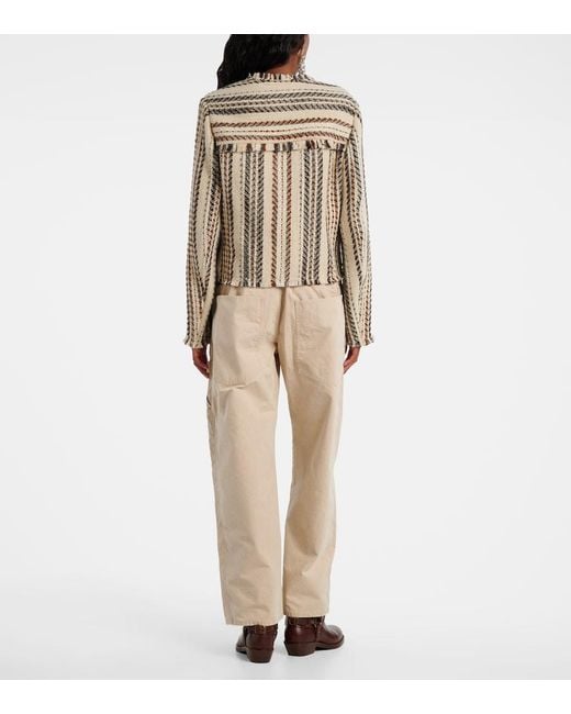 Isabel Marant Multicolor Izaria Cotton And Wool-Blend Jacket