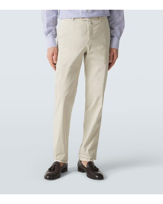 Kiton Natural Cotton-Blend Chinos for men