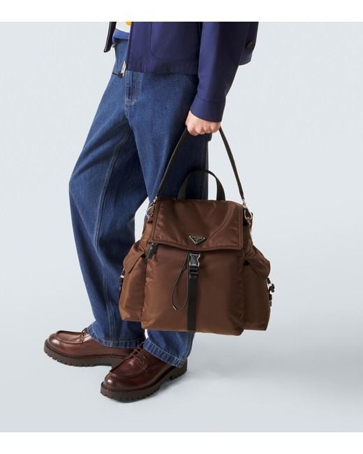 Zaino Explore di Prada in Brown da Uomo