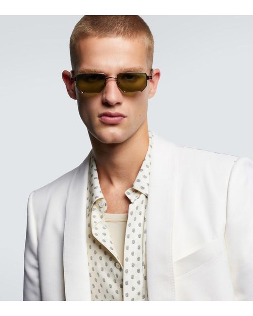 Tom Ford Green Liam-02 Rectangular Sunglasses for men