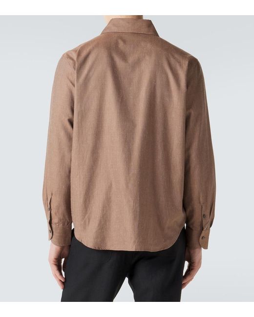 Camicia di STÒFFA in Brown da Uomo