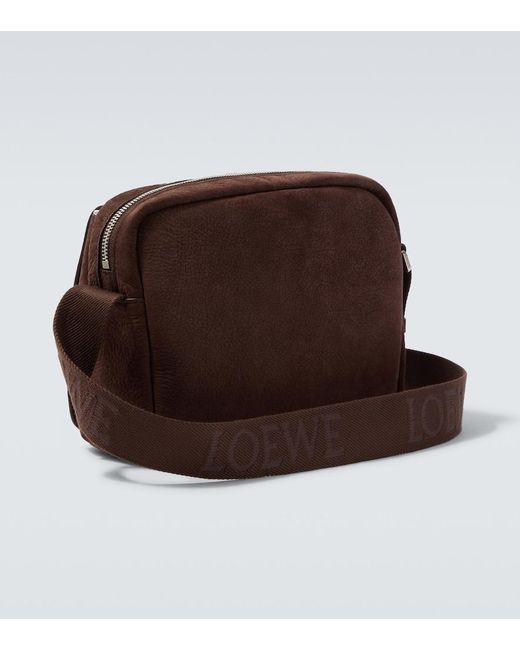 Borsa A Tracolla Pebble Medium di Loewe in Brown da Uomo