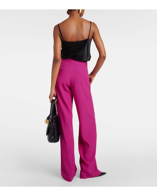 Pantalones Palazzo Marlene De Crepe Cady ‎Taller Marmo de color Pink