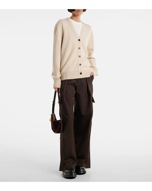 Burberry Natural Wool Cardigan