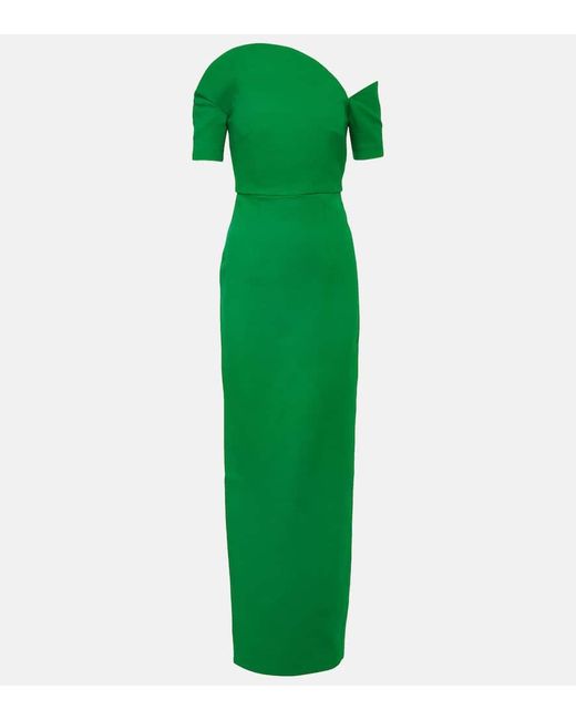 Roland Mouret Green Wool Dress
