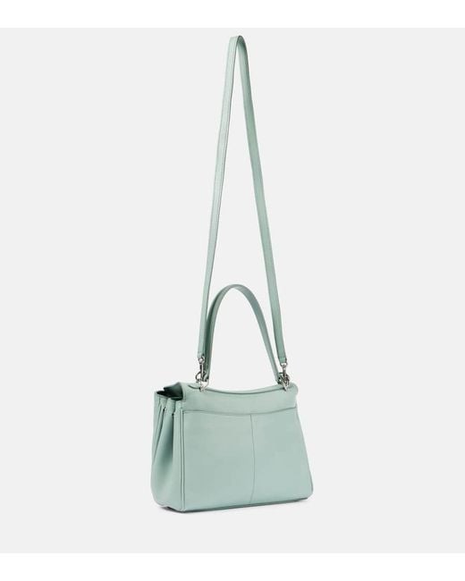 Balenciaga Blue Tote Bag Rodeo Small Aus Leder