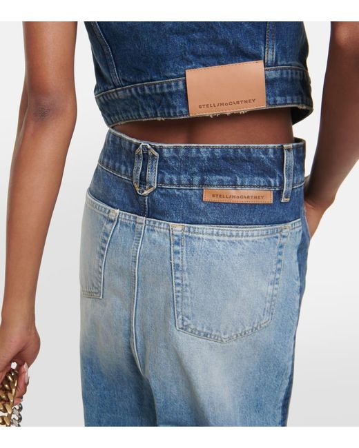 Stella McCartney Blue Denim Maxi Skirt