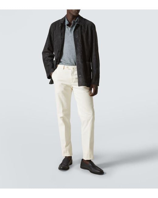 John Lobb Black Pace Leather Loafers for men