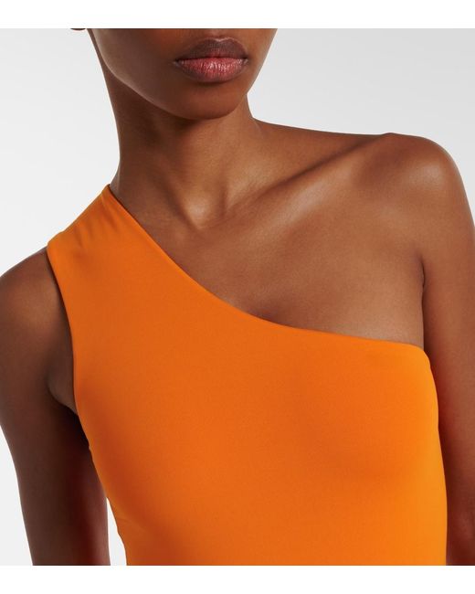 Taller Marmo Orange Yacare Swimsuit And Beach Cover-Up Set