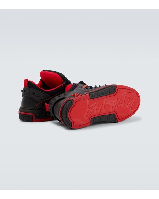 Christian Louboutin Sneakers Astrokate Mit Leder in Red für Herren
