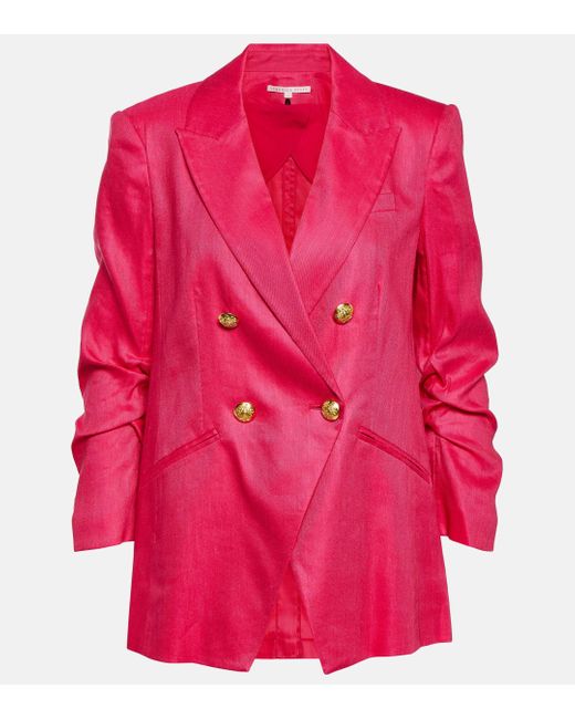 Veronica Beard Pink Hirsh Dickey Jacket