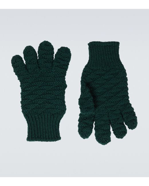 Bottega Veneta Handschuhe aus Wolle in Green für Herren