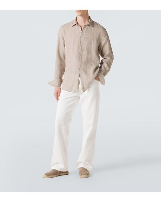 Camicia di Sunspel in Natural da Uomo