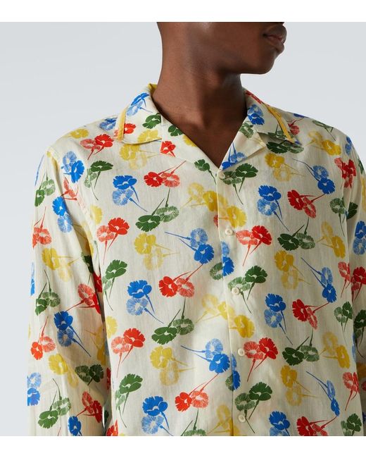Bode Gray Cotton Shirt for men