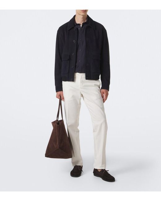 Canali Blue Cotton Shirt for men