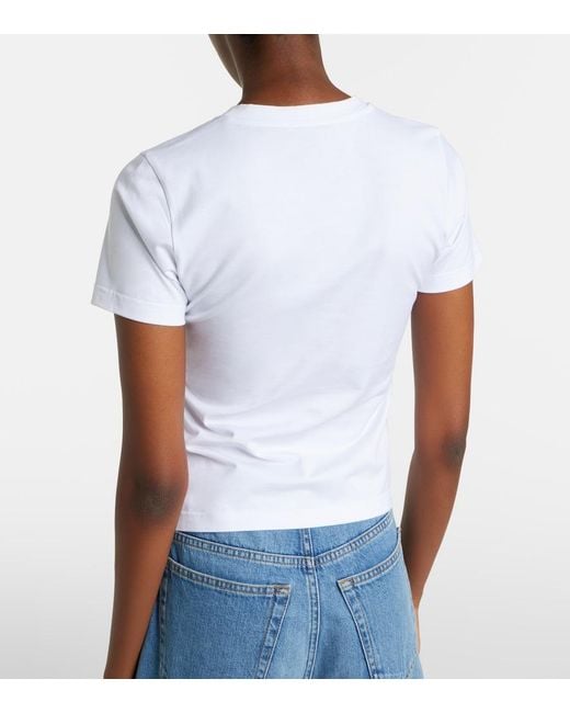 Givenchy White Cotton Jersey T-Shirt