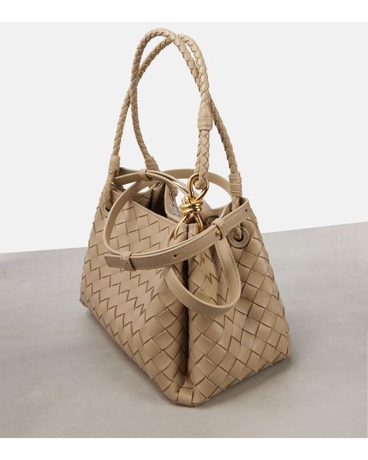 Bottega Veneta Natural Tote Bag Parachute Medium Aus Leder