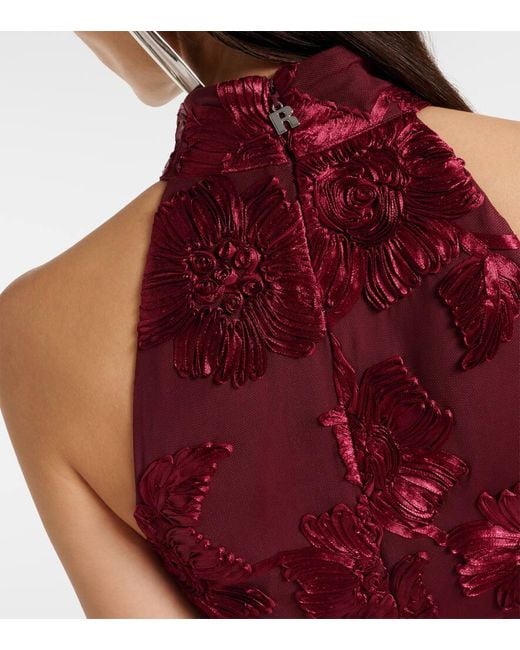 Abito Lungo Con Scollo All'Americana di ROTATE BIRGER CHRISTENSEN in Red