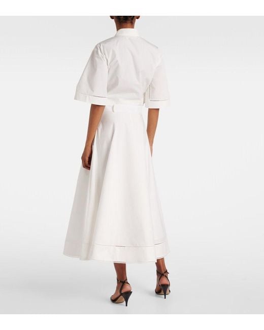 Gonna Lunga di Rohe in White