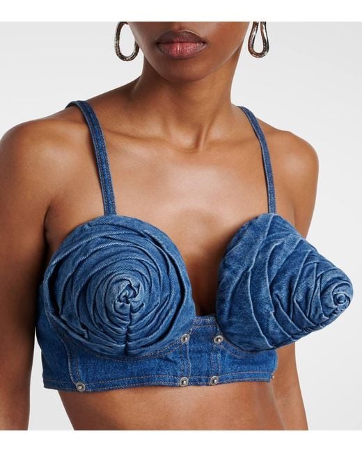 Top di Jean Paul Gaultier in Blue