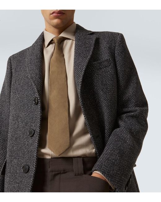 Zegna Natural Cotton And Cashmere Shirt for men