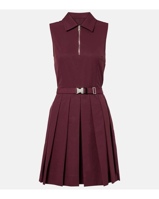 Tory Burch Purple Pleated Tennis Dress