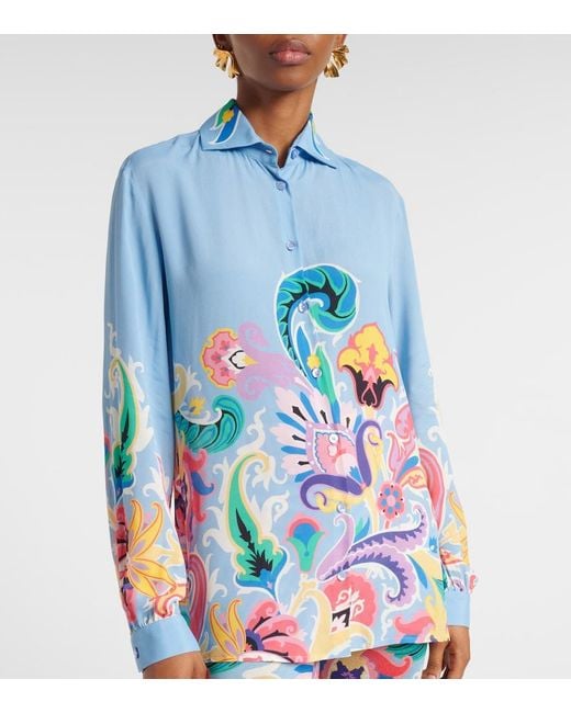 Camicia di Etro in Blue