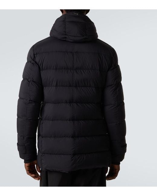 Herno Blue Hooded Down Jacket for men
