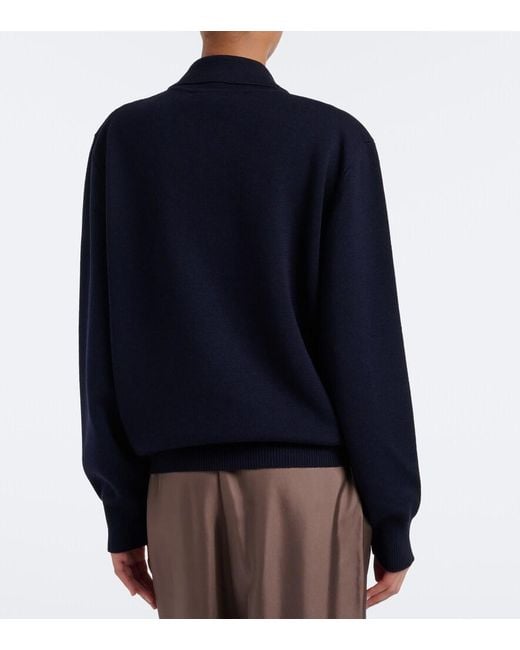 Pullover Polo di Rohe in Blue
