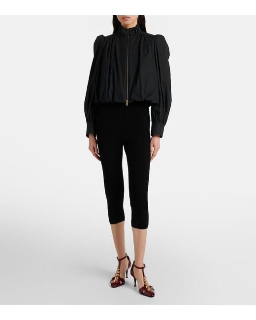 Chloé Black Cropped Jacket