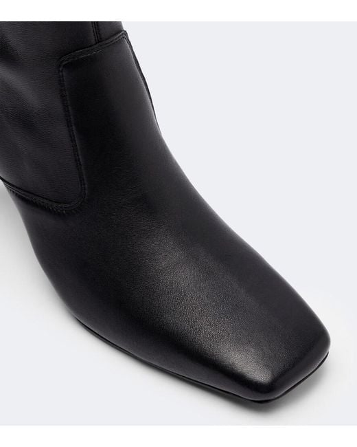 A.Emery Black Torres Leather Ankle Boots