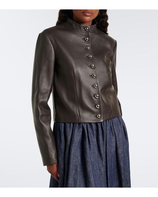 Altuzarra Black Dixon Leather Jacket