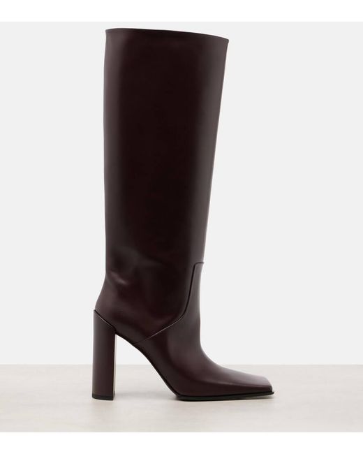 Alaïa Brown Stiefel Aus Leder
